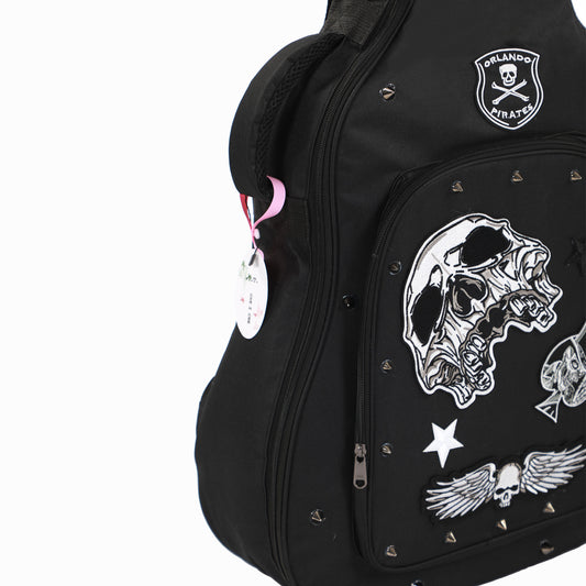 Black Skull Guitar Bag-Shockproof and waterproof