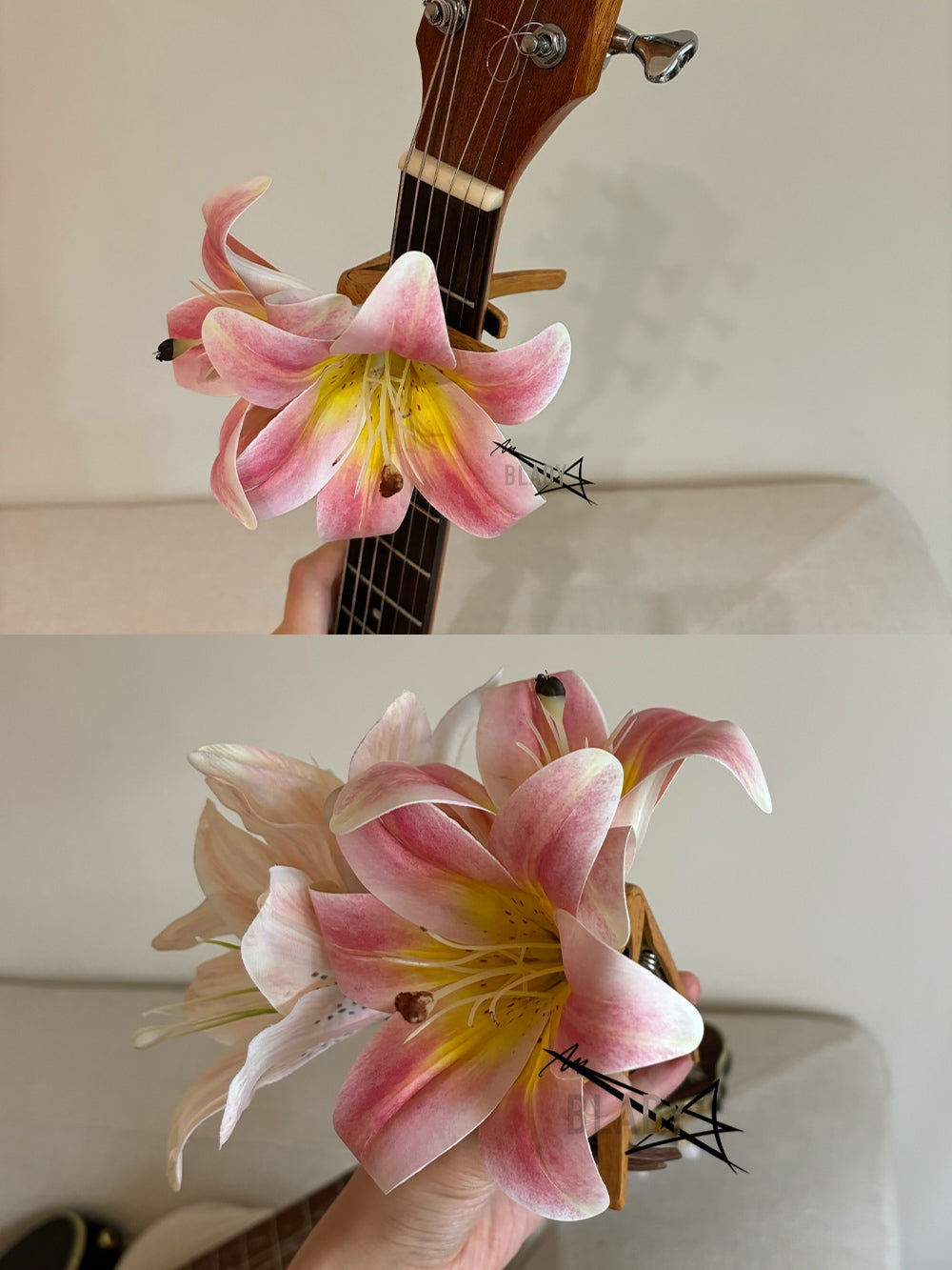 Guitar Capo | String Garden | Original Design | Guitar Decoration