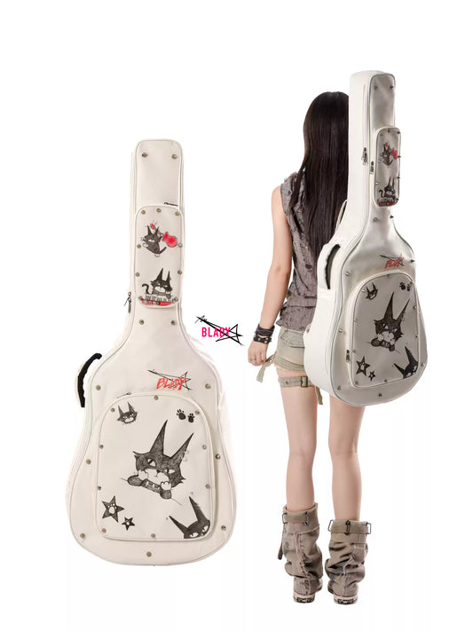 Aqua Angel Guitar Bag｜Adorable Design｜Fits All Guitar Types